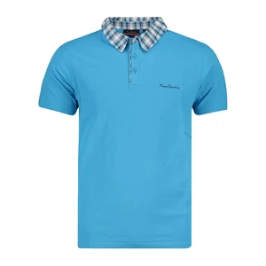 Maglietta polo da uomo Pierre Cardin Short Sleeve Check Collar