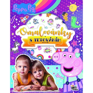 Omalovánky s tetováním Peppa Pig [Papírenské zboží]