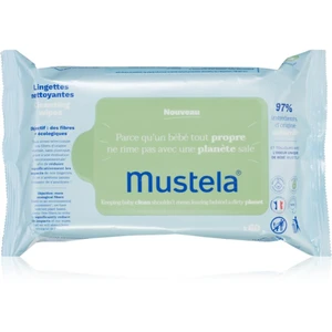 Mustela Bébé Cleansing Wipes vlhčené čisticí ubrousky pro děti 60 ks