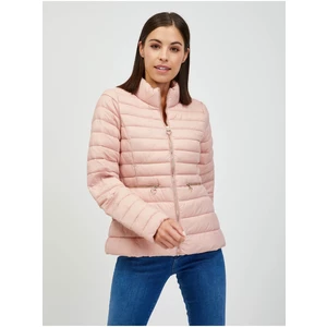 Light Pink Quilted Jacket ONLY Madeline - Women