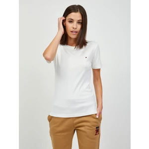 Creamy Women's Basic T-Shirt Tommy Hilfiger - Women