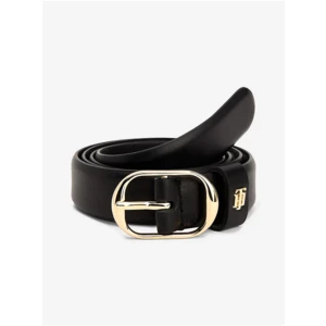 Black Women's Leather Belt Tommy Hilfiger Effortless - Women