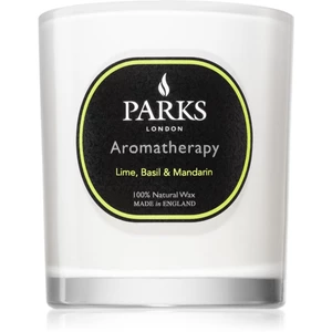 Parks London Aromatherapy Lime, Basil & Mandarin vonná svíčka 220 g