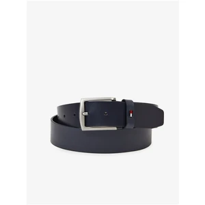 Dark Blue Men's Leather Belt Tommy Hilfiger Denton - Men