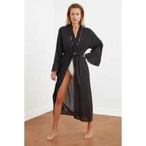 Trendyol Kimono & Caftan - Black - Regular fit