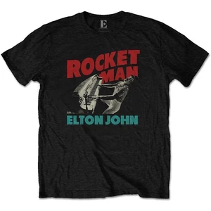 Elton John Koszulka Rocketman Piano Czarny L