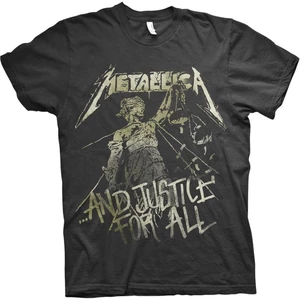 Metallica Tričko Justice Vintage Čierna-Grafika L