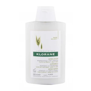 Klorane Oat Milk Ultra-Gentle 200 ml šampon pro ženy na všechny typy vlasů; Přírodní