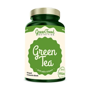 GreenFood Zelený čaj vegan 90 kapsúl