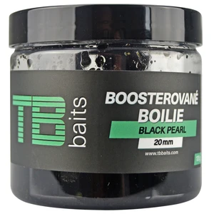 Tb baits boosterované boilie black pearl 120 g - 24 mm