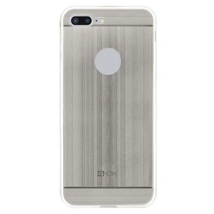Tok 4-OK TPU Metal Case iPhone 7 Plus, ezüst - MTI7PS