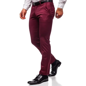 Pantaloni chinos bordo bărbați Bolf KA1786P