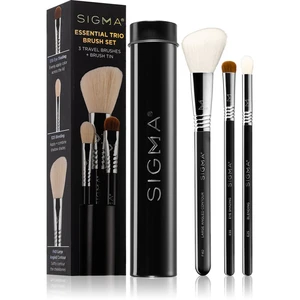 Sigma Beauty Essential Trio Brush Set sada štetcov s puzdrom II.