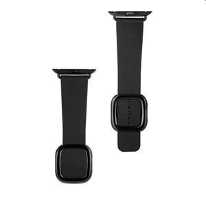 Kožený řemínek COTEetCI Nobleman Leather Magnetic Closure Band pro Apple Watch 42/44mm, černá