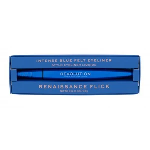 Makeup Revolution Renaissance Flick tekuté očné linky v pere Blue 0.8 g