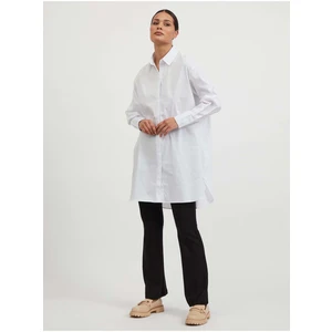 White Long Shirt VILA Vigimas - Women