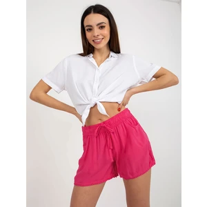 Fuchsia casual shorts with pockets FRESH MADE