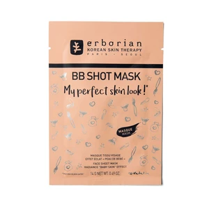 Erborian BB Shot Mask plátenná maska s rozjasňujúcim účinkom 14 g