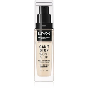 NYX Professional Makeup Can't Stop Won't Stop vysoce krycí make-up odstín 01 Pale 30 ml