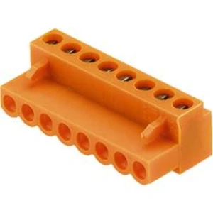 Zásuvkový konektor na kabel Weidmüller BL 5.08/14/180 SN OR BX 1716440000, 71.12 mm, pólů 14, rozteč 5.08 mm, 50 ks