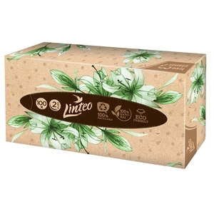 Linteo Paper Tissues Two-ply Paper, 100 pcs per box papírové kapesníky 100 ks