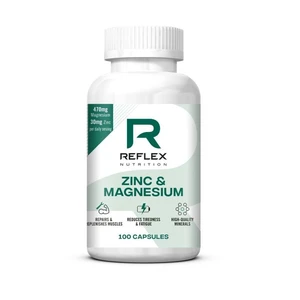 Reflex Nutrition Zinc & Magnesium kapsuly pre správne fungovanie organizmu 100 cps