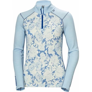 Helly Hansen Sous-vêtements thermiques W Lifa Merino Midweight 2-in-1 Graphic Half-zip Base Layer Baby Trooper Floral Cross L