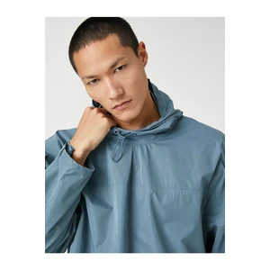 Koton Sports Oversize Raincoat Hooded Long Sleeve Waterproof