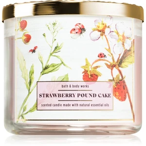 Bath & Body Works Strawberry Pound Cake vonná svíčka 411 g