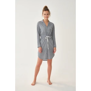 Dagi Nightgown - Dark blue - Shirt dress