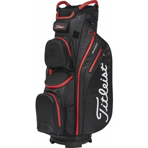 Titleist Cart 14 StaDry Black/Black/Red Golfbag