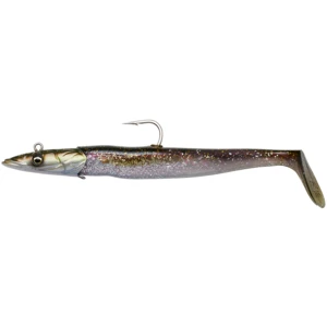 Savage gear gumová nástraha sandeel v2 green silver 2+1 27,5 cm 275 g