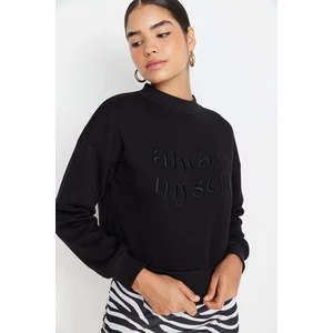 Trendyol Sweatshirt - Black - Regular fit