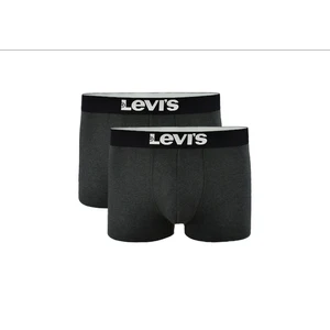 2PACK pánské boxerky Levis šedé