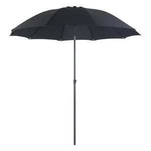 Ciemnoszary parasol ogrodowy ø 270 cm Roja – Rojaplast