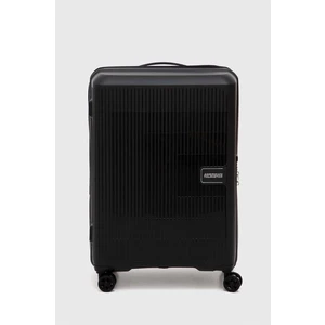 American Tourister Skořepinový cestovní kufr Aerostep M EXP 66,5/72,5 l - černá