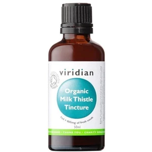 Viridian Milk Thistle Tincture Organic (Pestrec mariánsky tinktúra Bio) 50 ml