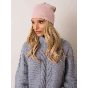 RUE PARIS Light pink plain cap