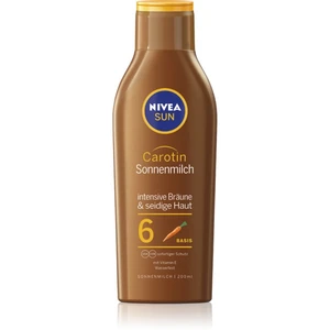 Nivea Sun Deep Tan mléko na opalování SPF 6 200 ml