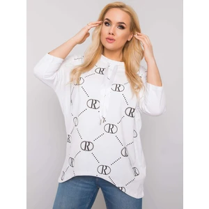 Women´s white cotton blouse
