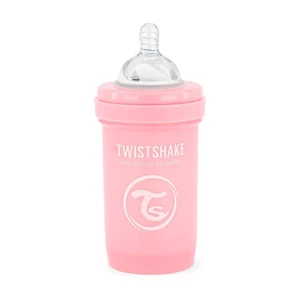 Twistshake Dojčenská fľaša Anti-Colic 180 ml pastelovo ružová