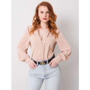 Beige formal blouse Lottie OCH BELLA