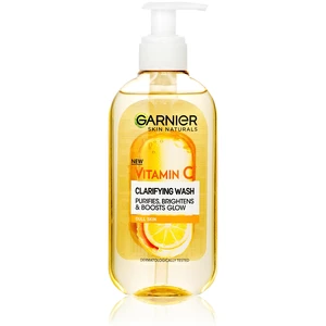 Garnier Skin Naturals Vitamin C rozjasňujúci čistiaci gel na tvár 200 ml