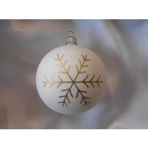 Vánoční ozdoby Střední vánoční koule se stromkem 6 ks - tmavě šedá