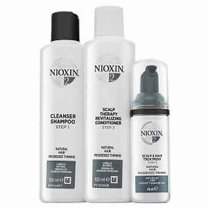 Nioxin System 2 Trial Kit sada proti vypadávaniu vlasov 150 ml + 150 ml + 40 ml