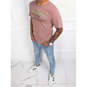 Pink Dstreet RX4629z men's T-shirt with print
