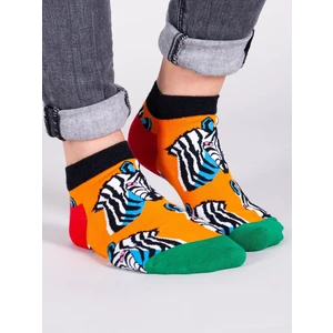 Yoclub Unisex's Ankle Funny Cotton Socks Patterns Colours SKS-0086U-A600