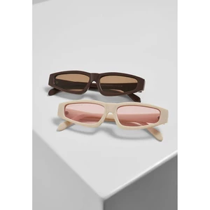 Sunglasses Lefkada 2-Pack Brown/brown+offwhite/pink One Size