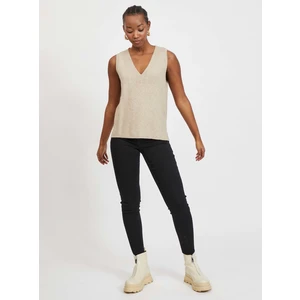 Beige vest VILA Ril - Women