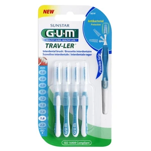 G.U.M Trav-Ler mezizubní kartáčky 4 ks 1,6 mm 4 ks